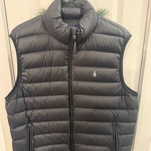 Ralph Lauren Black Quilted Vest